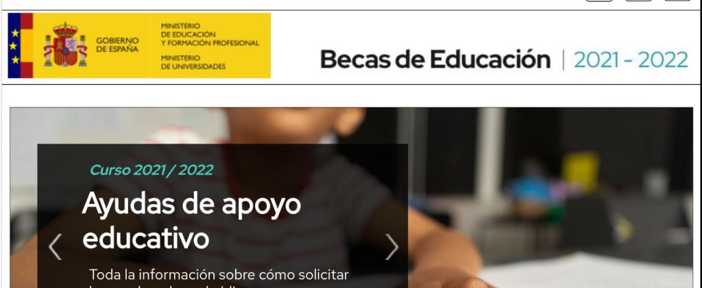 Abierto plazo Becas y Ayudas para alumnado de NEAE - 2021-2022